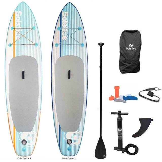 Solstice 10 foot 6 inch Cruiser iSUP kit with paddle, pump and carry bag